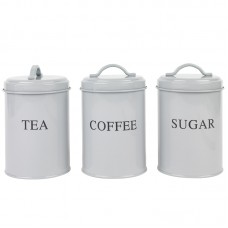 Tea Coffee Sugar Storage Tins